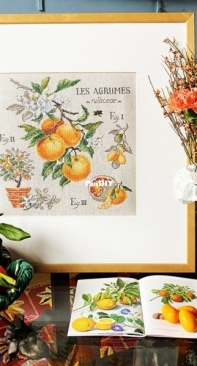 Les Brodeuses Parisiennes - LBP Etude aux Agrumes by V. Enginger XSD