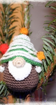 Brown Christmas gnome