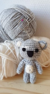 Crochet Koala keychain