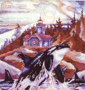 Anchor Fleur de Lis EPX2001 - Journey To The Light Orca Killer Whale
