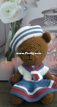 bear in sailor dress