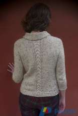 Backbone Pullover Sweater by Kristen Hanley Cardozo