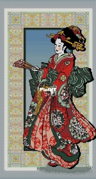 Panna YAM-709 Girl in a Red Kimono XSD