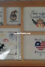 Holiday types framed