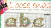 Celtic Alphabet from Cross Stitcher 164-165 PCS + XSD