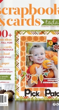 Scrapbook and Cards Today fall 2016