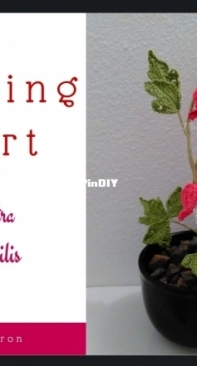 FCF Crochet Flowers  - Leticia Lebron - Bleeding Heart