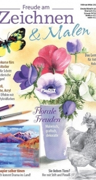 Freude am Zeichnen & MalenIssue 61  - Februar/März 2022 - German