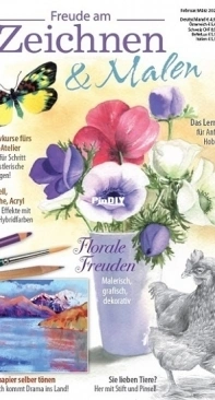 Freude am Zeichnen & MalenIssue 61  - Februar/März 2022 - German