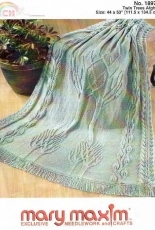Mary Maxim-1897N-Twin Trees Afghan