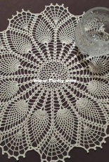 Gothic lace doily