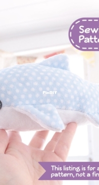 BeeZeeArt- Whale Shark Sewing Pattern - English