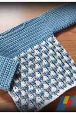 Newborn Knots- Amanda Chapman- Cable Linked Shells Baby Sweater