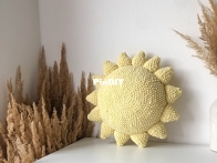 Alemaka - Large Sun Pillow - English