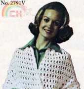 Mary Maxim-N° 2791V-Crochet Stole