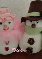 snowmen snow women..