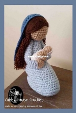 Cubby House Crochet - Veronica McRae - Mary and Baby Jesus Mod pattern