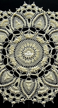 Galyna Borysova - Галина Борисова - Jenny Doily - Салфетка Jenny - Russian