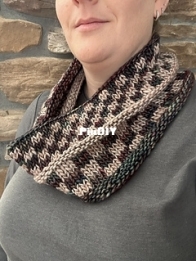 Check Check 123 Cowl by Emily Higgins
