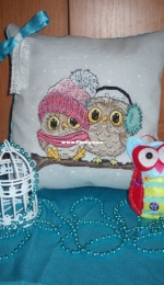 Owls pillow