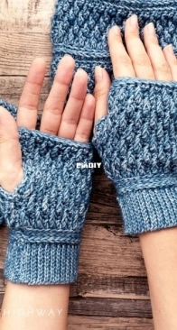 Crochet Highway - Ana-Maria - Cosmopolitan Gloves