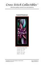 Cross Stitch Collectibles FR257 - Fractal 257 Bookmark