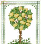 Summer Topiary by Sharon Pope from Just Cross Stitch May/June 2009