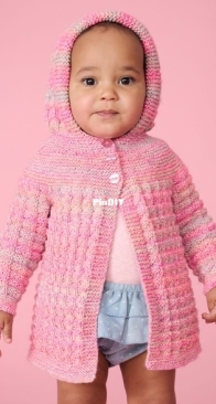 Panda Yarns – Child's Hooded Coat – Free