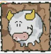 Heritage Stitchcraft Clarissa Cow Peter Underhill