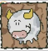 Heritage Stitchcraft Clarissa Cow Peter Underhill