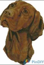 Cross Stitch Collectibles RM-65 - Vizsla