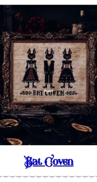 The Witchy Stitcher - Bat Coven from Witchy Stitching PCS + XSD