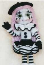 Eelzuhtjuhs Crochet and More - Eelz - Ilse Hoekstra - Priscilla the Pierrot - Russian