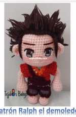 Tejidos Babys - Clarissa Tlacuatl - Wreck-It Ralph - Spanish