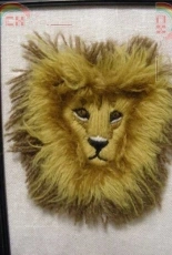 Embroidery-Lion Head