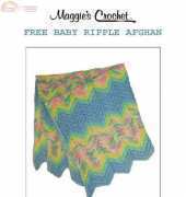 Maggies Crochet - Maggie Weldon - Baby Ripple Afghan - Free