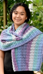Lacy Prayer Shawl by Joan Horton-Free