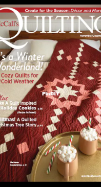 McCalls Quilting Volume 29 number 6  November/December 2022