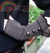 Belle Ruffle Gloves by Veronica ONeil-Free