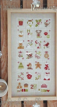 Madame Chantilly - Christmas Stamps