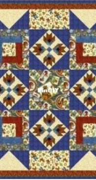 Bobby Ashley - Bear Paw Cabin Quilt - Free