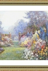 Classic Cross Stitch SC137 - A summer garden