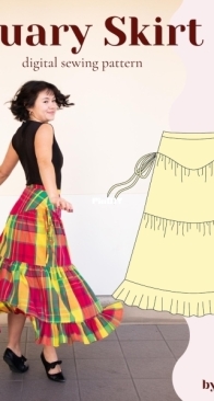 Noé Patterns - Noemie Jouas - January Skirt  - Sizes 0-40