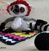 Cute amigurumi - Ami Fan - Lemur - Free