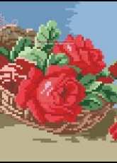 Wiehler 1824-5 Basket of roses xsd + pcs