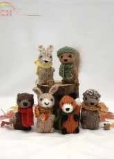 Fuzzy Mittens - Wee Woodland Wuzzies by Barbara Prime