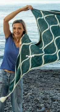 Camogli Shawl by Luisa Puccini