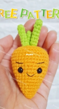 Stuffed Amigurumi - Kapi - Khánh Phụng - Carrot - Free