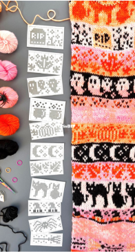 Autumn 2 Doodle Chart Expansion by Jamie Lomax - Pacific Knit Co