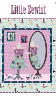 Michael Miller Fabrics - Quilt Designer Heidi Pridemore - Little Sewist - Free